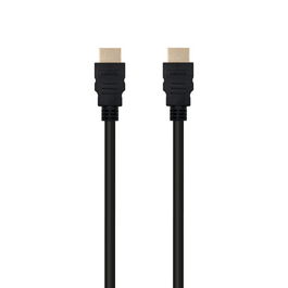 Ewent EC1322 Cable HDMI 3 m, HDMI Tipo A Estándar, Negro, Versión 2.1, Soporte 4K, 8K, HDR, Ethernet, Oro