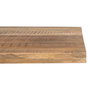 Mesa Comedor Natural-Negro Madera-Hierro 240 X 100 X 79 cm