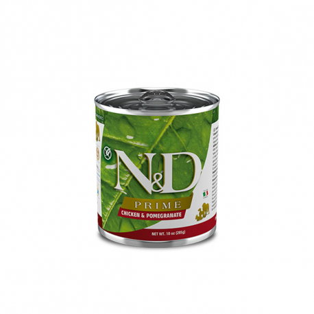 Farmina N&D Prime Dog Pollo y Granada Caja 6x285g Farmina N&D Prime Dog Pollo y Granada Caja 6x285g