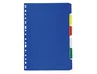 Liderpapel Juego de 6 Separadores Folio de Plástico con 16 Taladros
