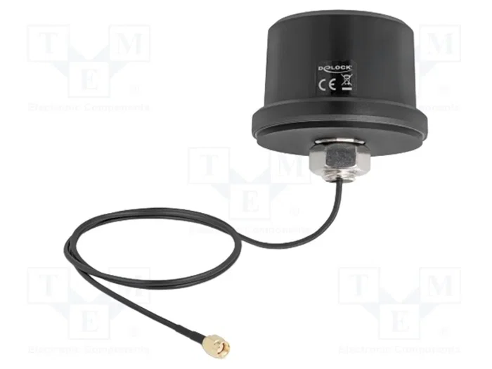 DeLOCK 81468 Antena WiFi 7 Omnidireccional con conector RP-SMA y cable de 1 m DeLOCK 81468 Antena WiFi 7 Omnidireccional con conector RP-SMA y cable de 1 m
