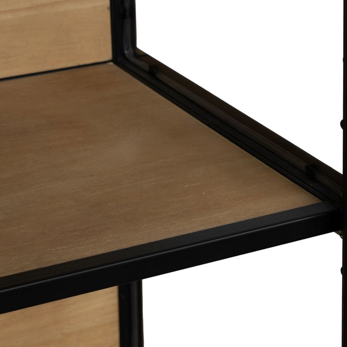 Ixia Vitrina Negro-Natural DM-Metal 150 x 38 x 80 cm
