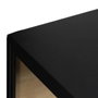 Ixia Vitrina Negro-Natural DM-Metal 150 x 38 x 80 cm
