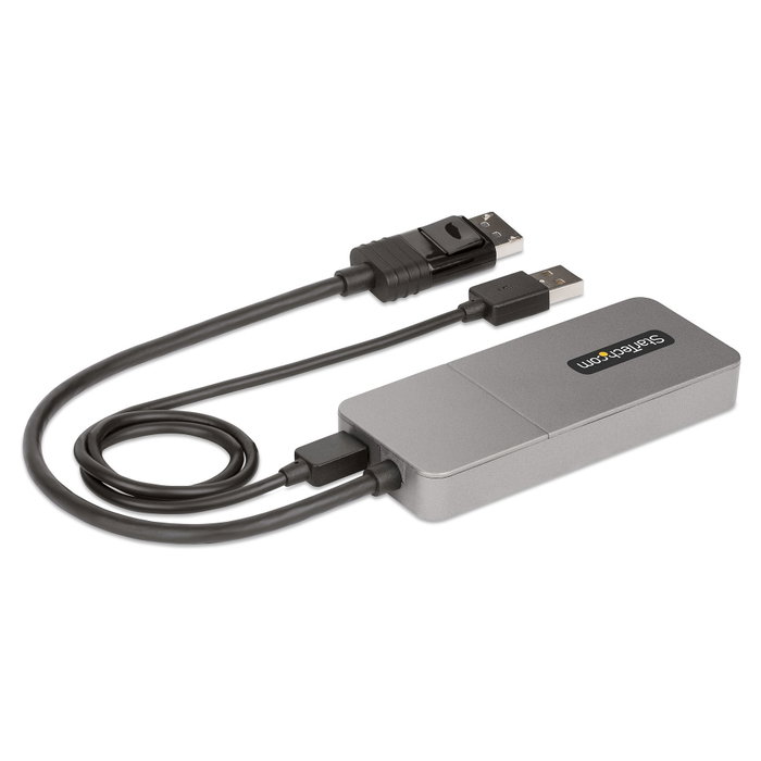 StarTech.com Hub MST 3 Puertos DisplayPort a 3 HDMI 4K60Hz DP 1.4 Multimonitor Alimentado por USB Solo Windows StarTech.com Hub MST 3 Puertos DisplayPort a 3 HDMI 4K60Hz DP 1.4 Multimonitor Alimentado por USB Solo Windows
