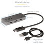 StarTech.com Hub MST 3 Puertos DisplayPort a 3 HDMI 4K60Hz DP 1.4 Multimonitor Alimentado por USB Solo Windows