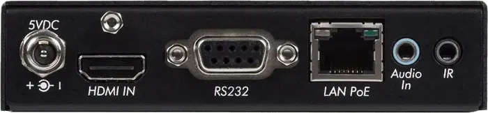 Muxlab Transmisor HDMI 4K Dante IP RS232 IR Audio sobre Cat 5e/6 Alcance 100m Controlador 500812