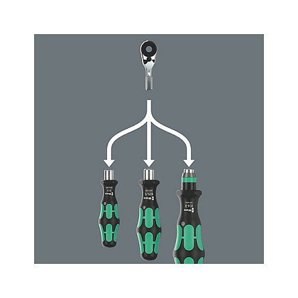 Wera 8011 Zyklop Mini 4, 1/4x50.0