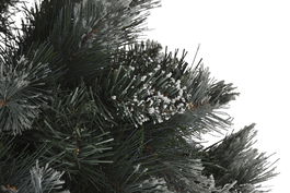 DKD Home Decor Árbol Navidad Moderna White dust Nevado Verde 100 x 100 x 150 cm LED 200 Leds