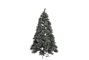 DKD Home Decor Árbol de Navidad Nevado con 200 LEDs Verde 150 cm