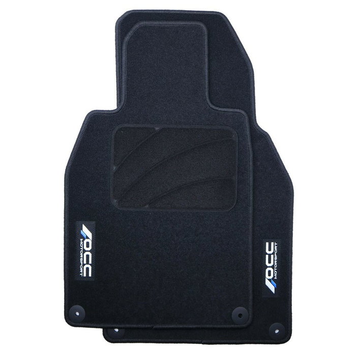 Set de Alfombrillas para Coche OCC Motorsport OCCPS0014LOG Negro Porsche 911 992 Terciopelo 5 Piezas