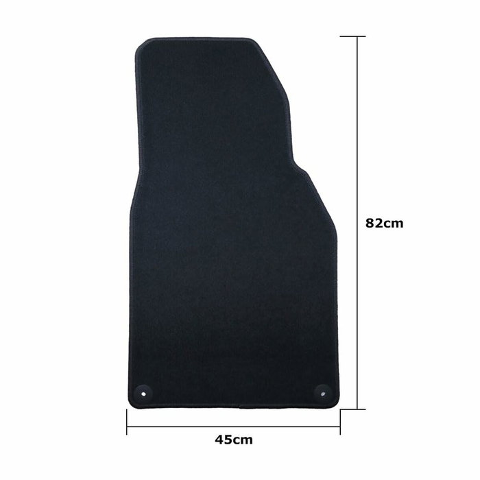 Set de Alfombrillas para Coche OCC Motorsport OCCPS0014LOG Negro Porsche 911 992 Terciopelo 5 Piezas