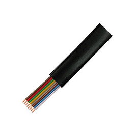 LogiLink CM08 Cable de teléfono plano, 8 hilos, 100 m
