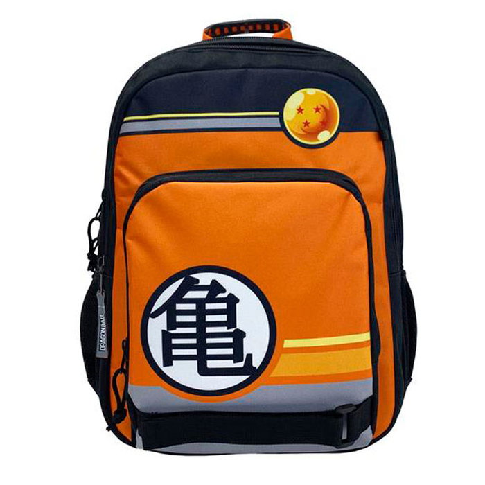 CYP BRANDS Mochila Dragon Ball 42cm Adaptable Escolar Poliéster con Compartimentos y Tirantes Ajustables