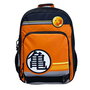 CYP BRANDS Mochila Dragon Ball 42cm Adaptable Escolar Poliéster con Compartimentos y Tirantes Ajustables