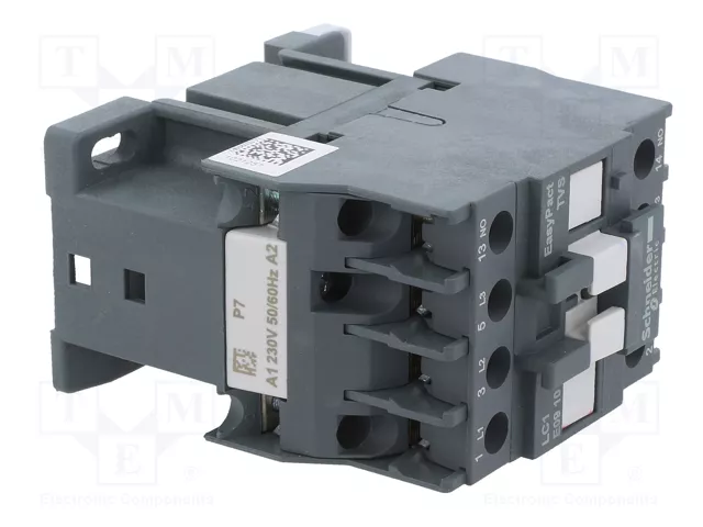 SCHNEIDER ELECTRIC LC1E0910P7 Easy TeSys Contactor 3-polar 9A 230VAC
