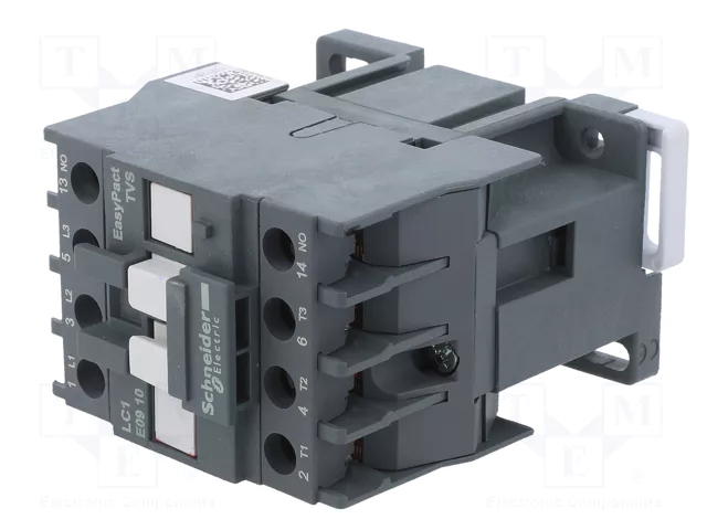 SCHNEIDER ELECTRIC LC1E0910P7 Easy TeSys Contactor 3-polar 9A 230VAC