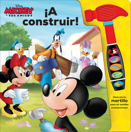 PI KIDS ¡A Construir! Libro con Martillo Sonoro Mickey