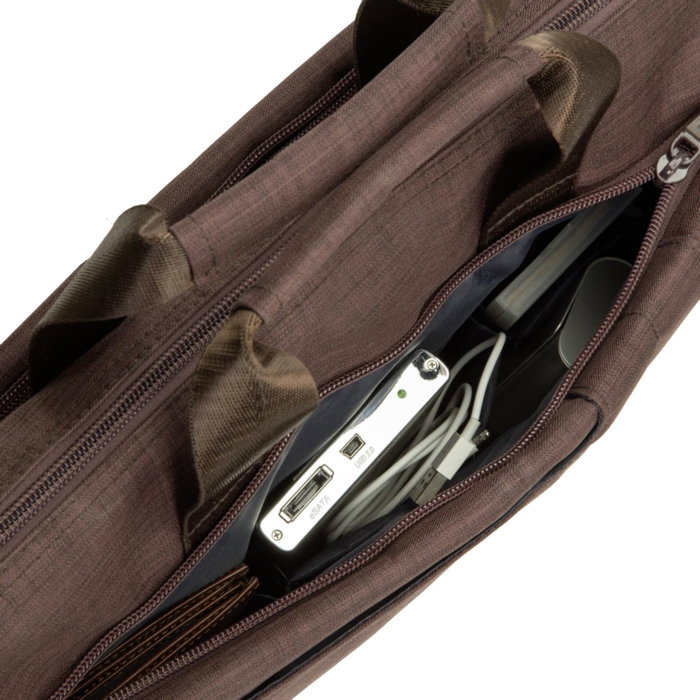 Rivacase 8335 Biscayne Bolso para Portátil 15,6 pulgadas Marrón