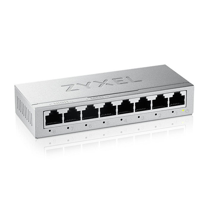 Zyxel GS-108B V5 Switch Gigabit Ethernet de 8 puertos no administrado Zyxel GS-108B V5 Switch Gigabit Ethernet de 8 puertos no administrado