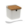 Azucarero Versa Blanco Cerámica Bambú Dolomita 8,3 x 8,3 x 8,3 cm