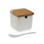 Azucarero Versa Blanco Cerámica Bambú Dolomita 8,3 x 8,3 x 8,3 cm