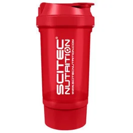 Scitec Nutrition Shaker 500 Transparente Rojo