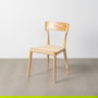 Silla Natural-Beige Madera 46 X 50 X 81 cm (Set de 2)