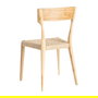 Silla Natural-Beige Madera 46 X 50 X 81 cm (Set de 2)