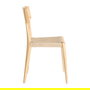 Silla Natural-Beige Madera 46 X 50 X 81 cm (Set de 2)