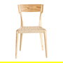 Silla Natural-Beige Madera 46 X 50 X 81 cm (Set de 2)