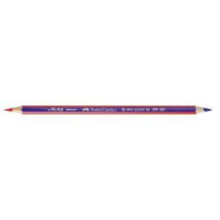 Faber-Castell Lápiz bicolor 2160 trazo 3,3mm rojo-azul