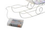 DKD Home Decor Trineo LED Iridiscente Multicolor 55x10x30