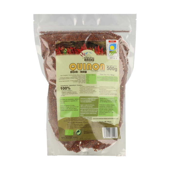 El Oro de los Andes Quinoa Roja 500g - Pasancaya de los Andes El Oro de los Andes Quinoa Roja 500g - Pasancaya de los Andes