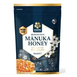 MANUKA NEW ZELAND Miel de Manuka Raw MGO 100+ Monofloral 10 Monodosis