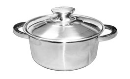 TALOX Cacerola de Acero Inoxidable 18/8 con Tapa 16x7 cm - 1,4 L Mod.201