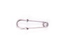 Innspiro Aguja broche metálica plateada envejecido 63x15,5mm (2u)