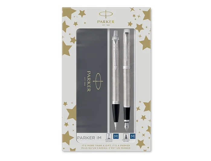 Parker IM Essential Acero CT Juego de Bolígrafo y Pluma Parker IM Essential Acero CT Juego de Bolígrafo y Pluma