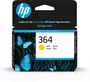 HP Cartucho de Tinta Original Nº 364 Amarillo CB320EE