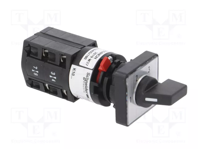 SCHNEIDER ELECTRIC Interruptor de leva de 4 posiciones 10A SCHNEIDER ELECTRIC Interruptor de leva de 4 posiciones 10A