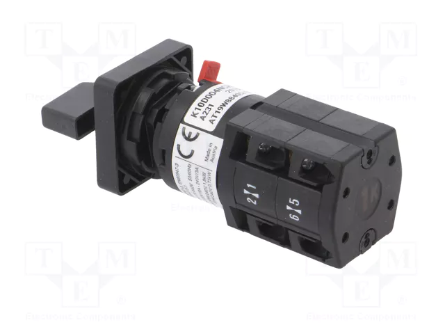 SCHNEIDER ELECTRIC Interruptor de leva de 4 posiciones 10A SCHNEIDER ELECTRIC Interruptor de leva de 4 posiciones 10A