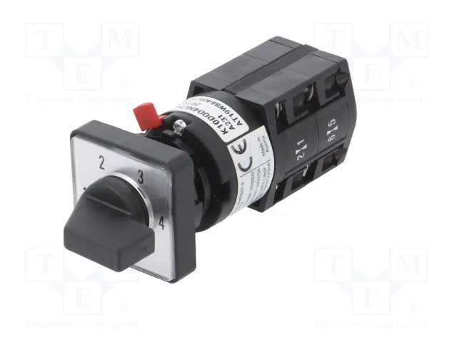 SCHNEIDER ELECTRIC Interruptor de leva de 4 posiciones 10A SCHNEIDER ELECTRIC Interruptor de leva de 4 posiciones 10A
