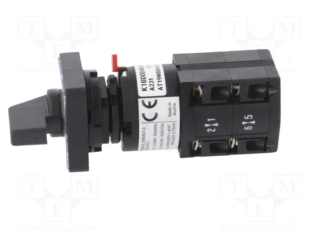 SCHNEIDER ELECTRIC Interruptor de leva de 4 posiciones 10A SCHNEIDER ELECTRIC Interruptor de leva de 4 posiciones 10A