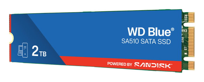 Western Digital Blue SA510 2 TB M.2 2280 SATA Western Digital Blue SA510 2 TB M.2 2280 SATA
