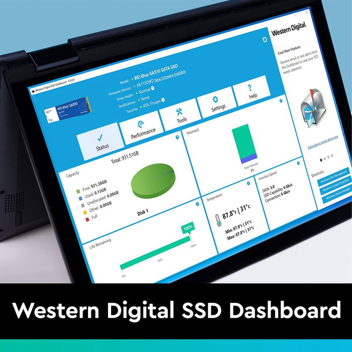 Western Digital Blue SA510 2 TB M.2 2280 SATA Western Digital Blue SA510 2 TB M.2 2280 SATA