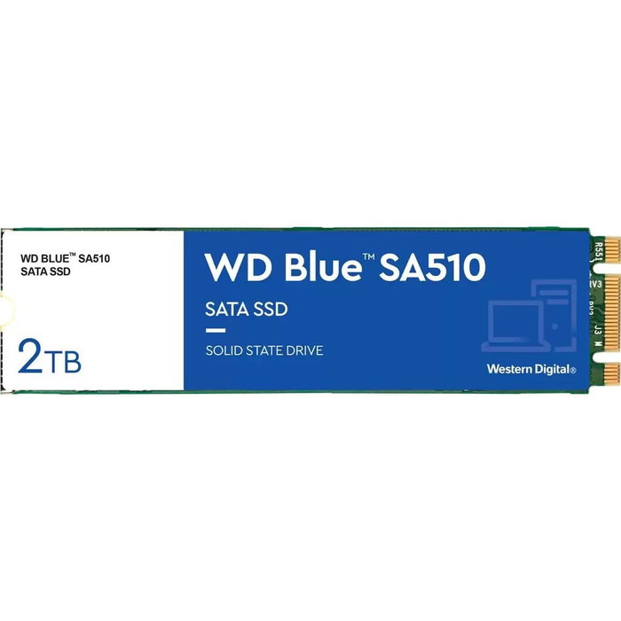 Western Digital Blue SA510 2 TB M.2 2280 SATA Western Digital Blue SA510 2 TB M.2 2280 SATA