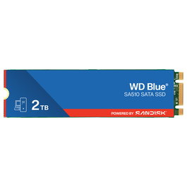 Western Digital WD SA510 2TB SSD Blue SATA3 M.2 2280 - 560 MB/s lectura, 510 MB/s escritura - 6 Gbit/s