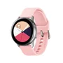 Celly WBANDUNISIL20BP Correa de Silicona Universal para Smartwatch, 20mm, Color Rosa Ruborizado