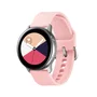 Celly WBANDUNISIL20BP Correa de Silicona Universal para Smartwatch, 20mm, Color Rosa Ruborizado