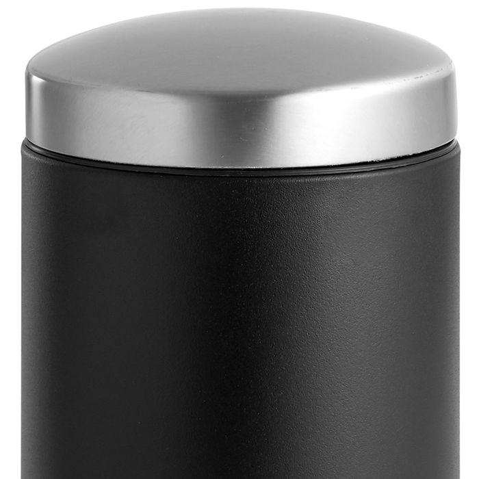 Day Cubo de Basura 3 L con Pedal en Acero Inoxidable, Tapa Antihuellas y Cierre Suave, Papelera Interior Extraíble