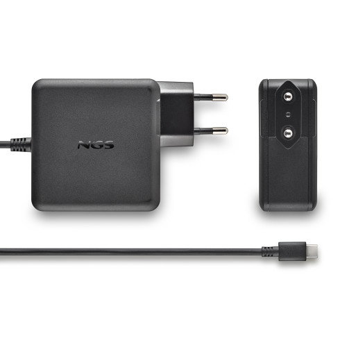 NGS GAN100W-C Cargador GaN USB-C 100W Negro